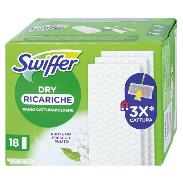 Swiffer Dry Panno Catturapolvere - 18pz