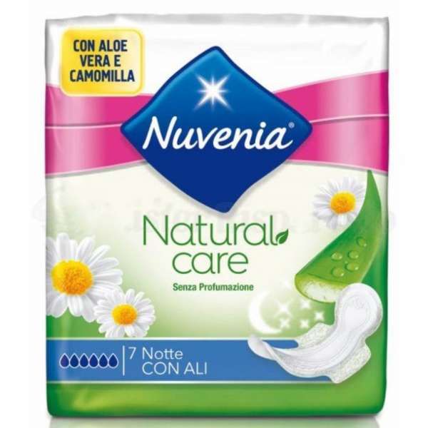 NUVENIA Nuvenia Assorbenti Natural Care Notte con Ali- 7pz - MegaPrezzo
