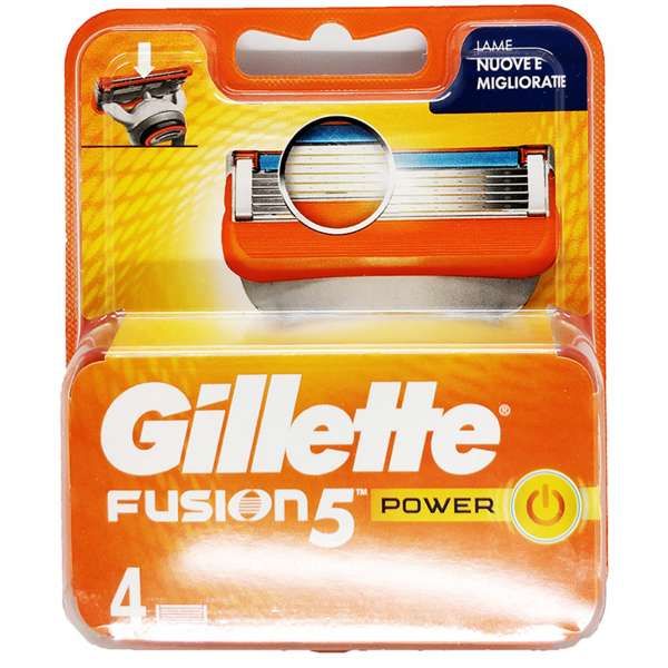 Gillette Rasoio Fusion 5 Power Ricariche - 4pz