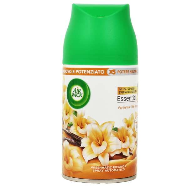 Air Wick Freshmatic Ricarica Profumatore 250ml - Vaniglia e Te Bianco