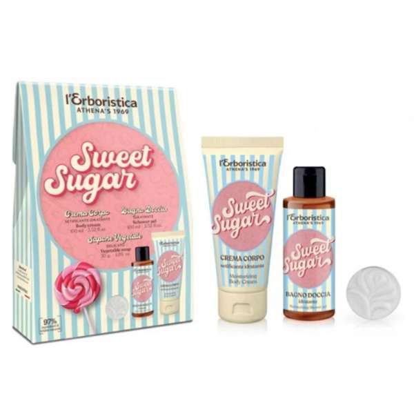 L'erboristica Sweet Sugar Cofanetto ShowerGel Crema Corpo e Sapone