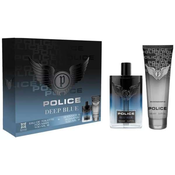 Police Deep Blue Cofanetto con EDT e Shower Gel