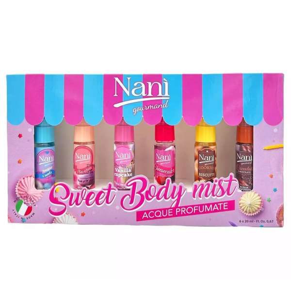Nanì Sweet Body Mist Cofanetto Acque Profumate - 6x20ml