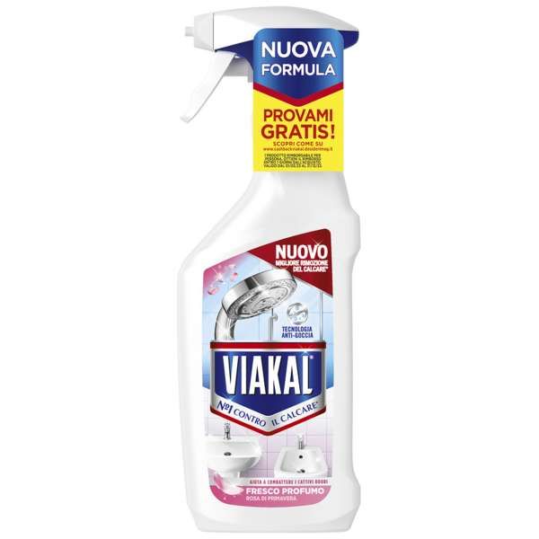Viakal Spray Bagno Fresco Profumo - 470ml
