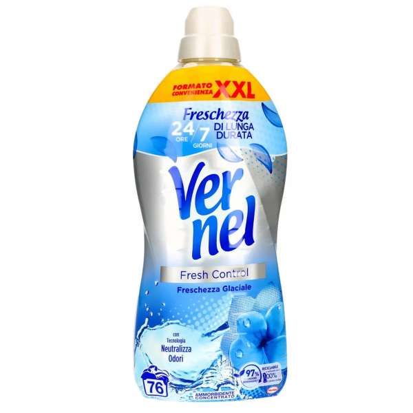 Vernel Ammorbidente Concentrato 76 Lavaggi - Freschezza Glaciale