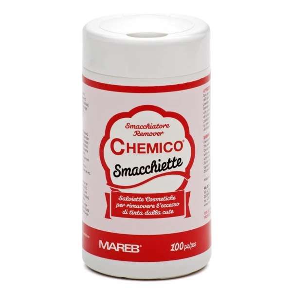 Smacchiatore Chemico in Salviette per Tintura - 100pz