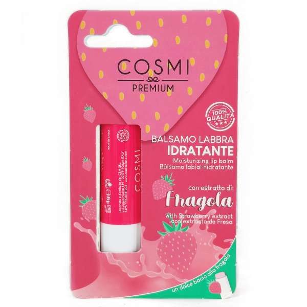 Cosmi Balsamo Labbra Idratante Stick - Fragola