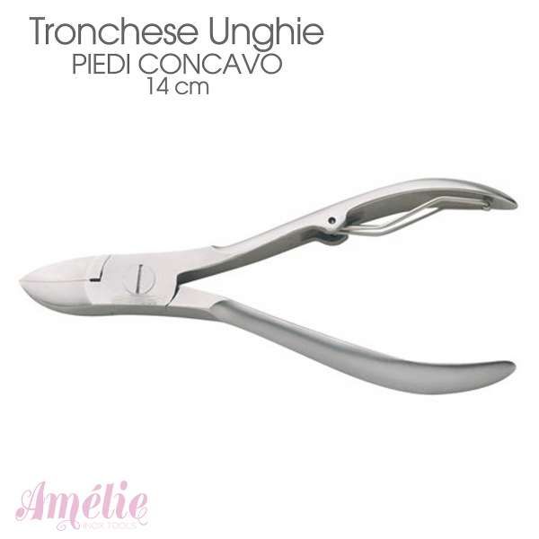 AMELIE Amelie inox tools tronchese unghia piedi concavo 14 cm - MegaPrezzo