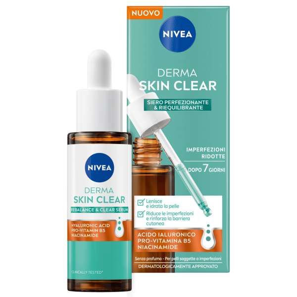 NIVEA Nivea Derma Skin Clear Siero Viso Riequilibrante - 30ml - MegaPrezzo