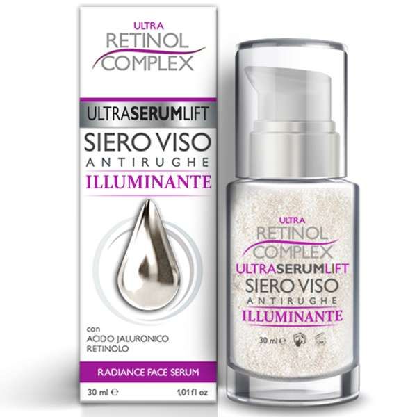 RETINOL COMPLEX Ultra Retinol Complex Siero Viso Antirughe Illuminante - 30ml - MegaPrezzo