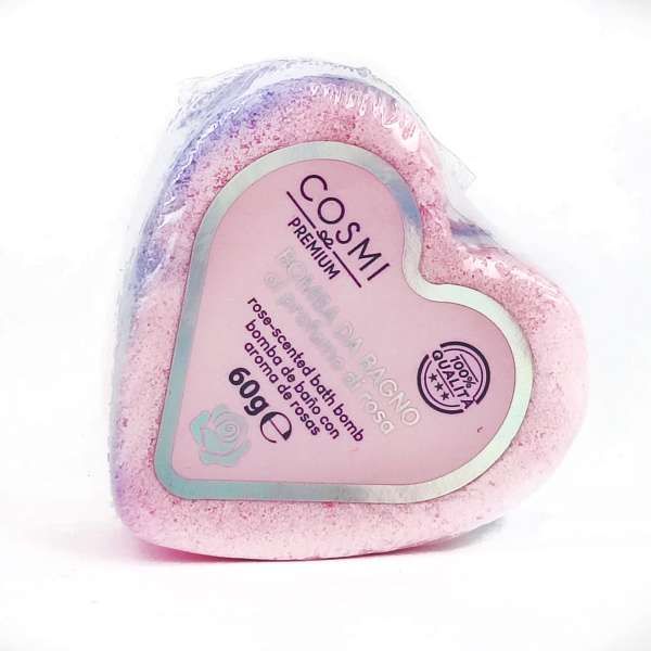 COSMI ITALIA Cosmi Shooting Heart Bomba da Bagno 60gr - Fragranze Miste - MegaPrezzo