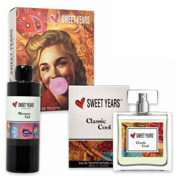 Sweet Years Cofanetto Classic Cool Donna con Profumo EDT e Shower Gel