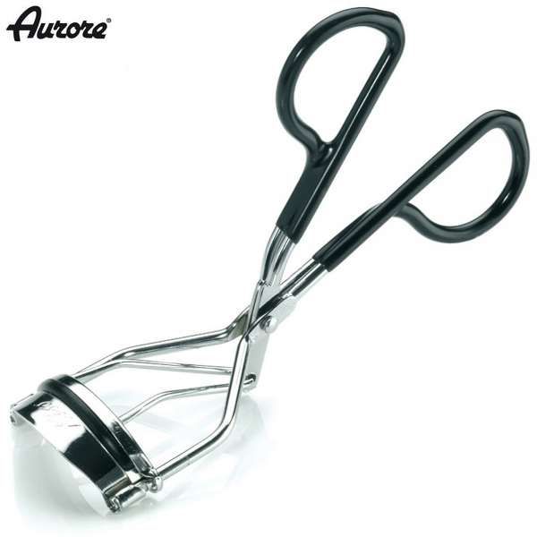 Aurore Piegaciglie Cromato con Manico in Gomma