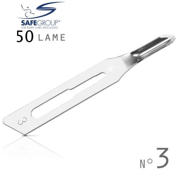 Safe Lame Sgorbie Sterili 50pz - n.3
