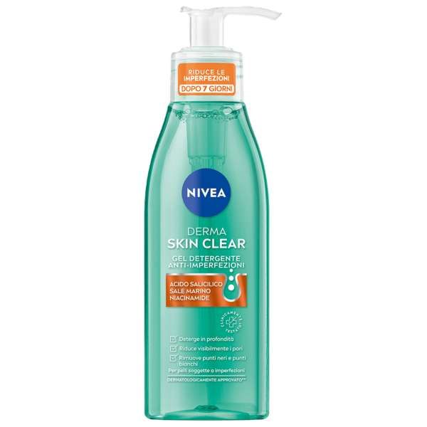 NIVEA Nivea Derma Skin Clear Gel Detergente Anti Imperfezioni - 150ml - MegaPrezzo
