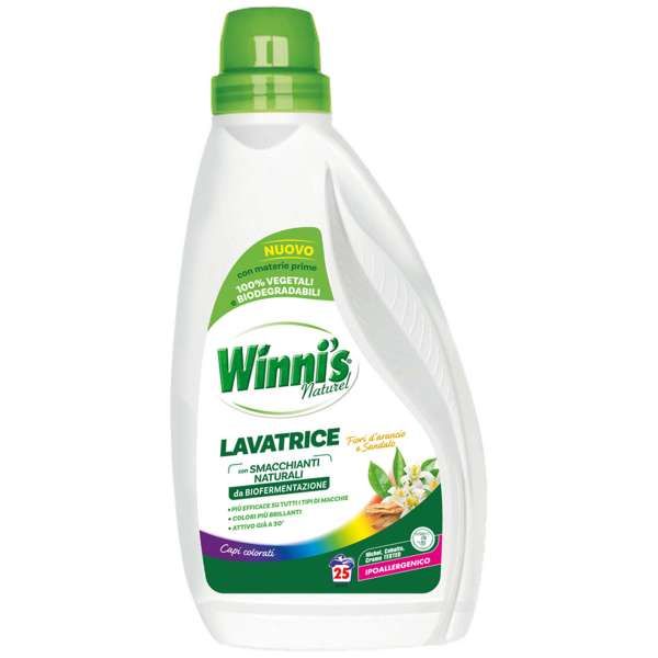 WINNI'S Winni's Naturel Detersivo Lavatrice 1125ml - Capi Colorati - MegaPrezzo