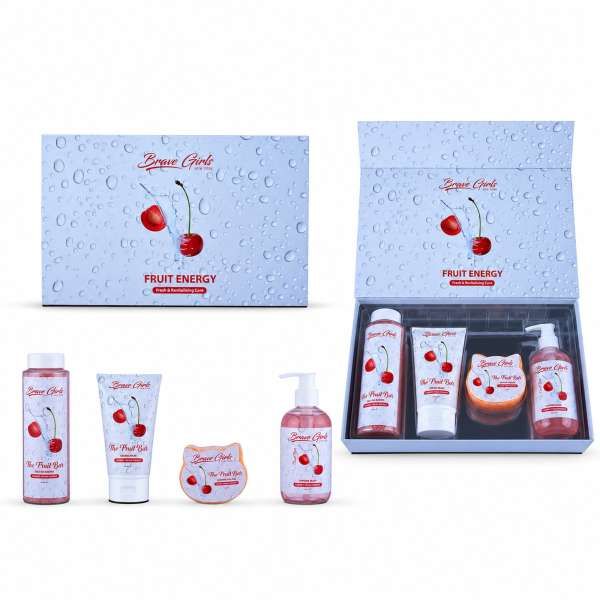 BRAVE GIRLS Brave Girls Cofanetto Fresh & Revitalizing Care Ciliegia - 4pz - MegaPrezzo