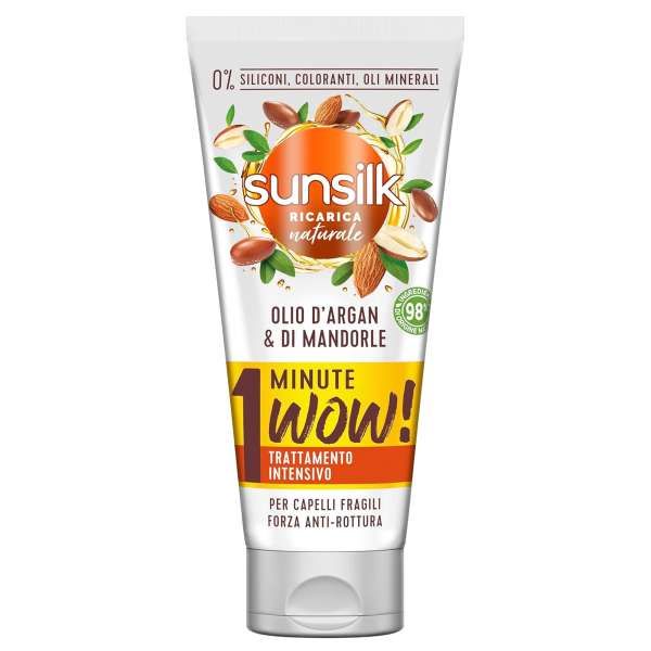 SUNSILK Sunsilk Maschera 1 Minuto Wow 180ml - Argan e Mandorla - MegaPrezzo