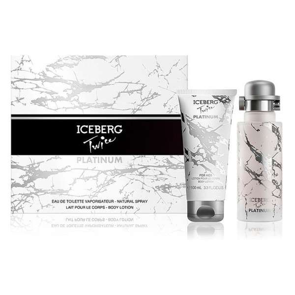 Iceberg Cofanetto Twice Platinum con Profumo EDT e Body Lotion