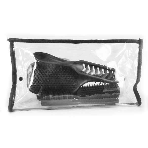 Denman Kit Professionale 4 Spazzole Black