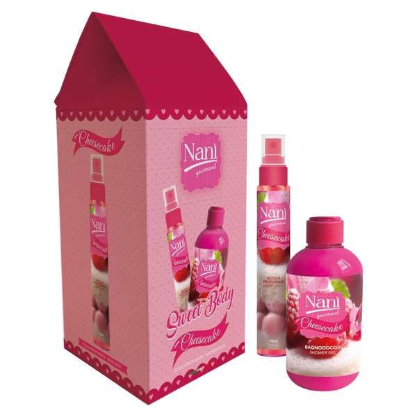 Nanì Sweet Body Cheesecake Cofanetto con ShowerGel e Acqua Profumata