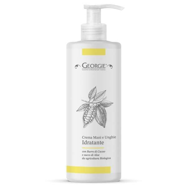 GEORGIE Georgie Crema Mani e Unghie Idratante con Burro di Cacao - 500ml - MegaPrezzo