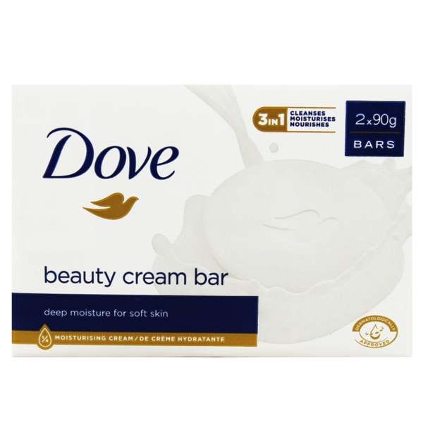 Dove Sapone Duro Beauty Cream - 2x90gr