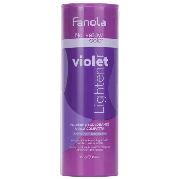 FANOLA Fanola No Yellow Decolorante in Polvere Compatta Viola 7 Toni - 450gr - MegaPrezzo
