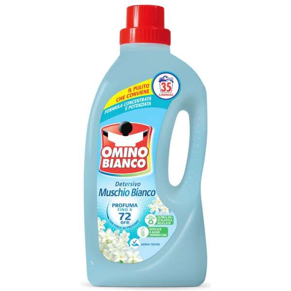 Omino Bianco Detersivo Lavatrice 1400ml - Muschio Bianco