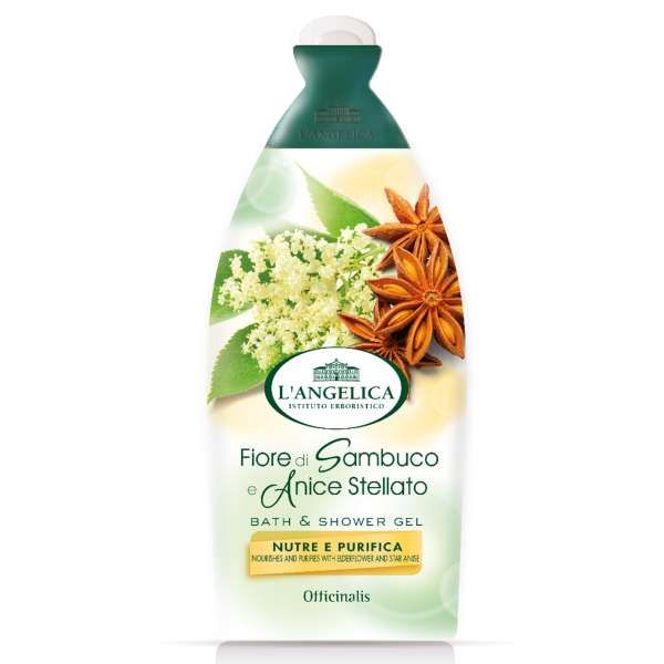 L'Angelica Bagnoschiuma 500ml - Sambuco e Anice Stellato