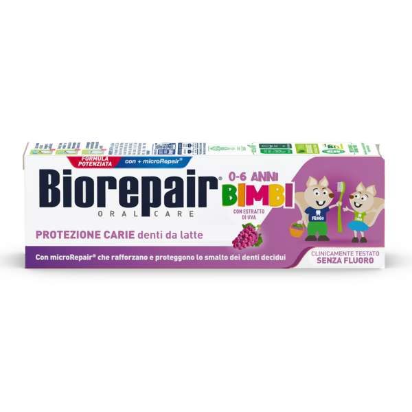 Biorepair Dentifricio Kids 0/6 Anni 50ml - Uva