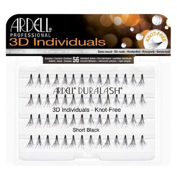 ARDELL PROFESSIONAL Ardell Ciglia Finte 3D Individuals - Short Black - MegaPrezzo