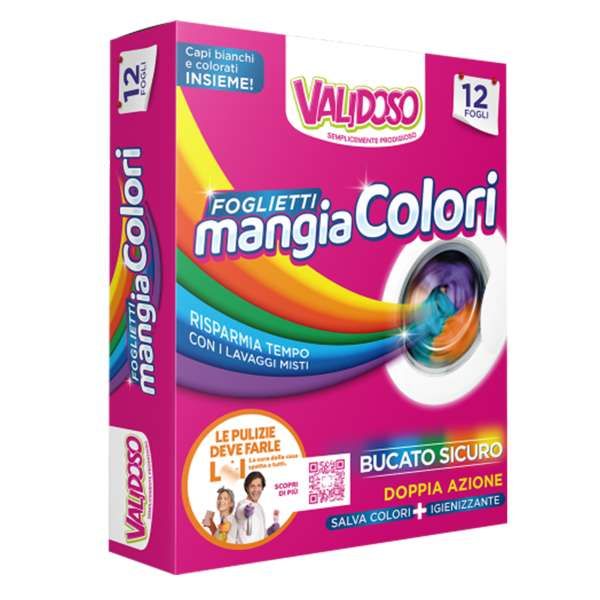 VALIDOSO Validoso Foglietti Mangia Colori - 12pz - MegaPrezzo
