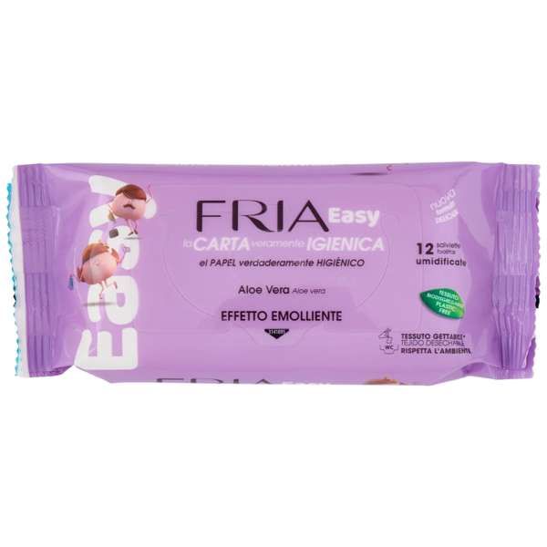 FRIA Fria Easy Carta Igienica Umidificata Emolliente - 12pz - MegaPrezzo