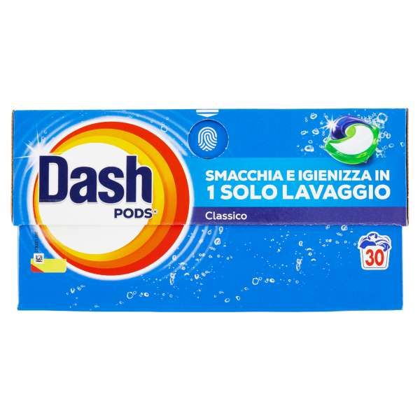 DASH Dash Pods Detersivo Lavatrice 30pz - Classico - MegaPrezzo