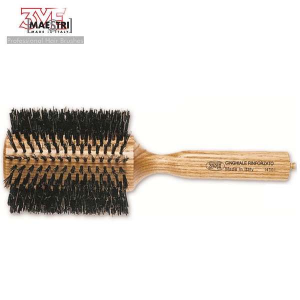 Tre Maestri Spazzola Rotonda Setola Cinghiale - 70mm