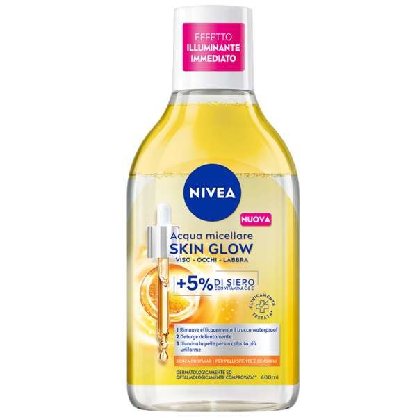 NIVEA Nivea Acqua Micellare Skin Glow - 400ml - MegaPrezzo