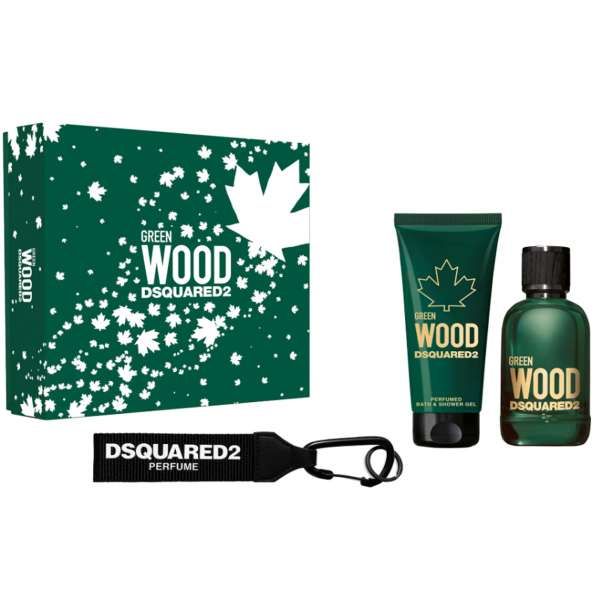 DSQUARED2 Dsquared2 Cofanetto Green Wood Pour Homme Profumo EDT 100ml - MegaPrezzo