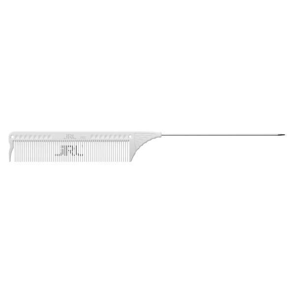 JRL JRL Pettine J102 a Coda Pin Tail Comb 8,8" - Bianco - MegaPrezzo