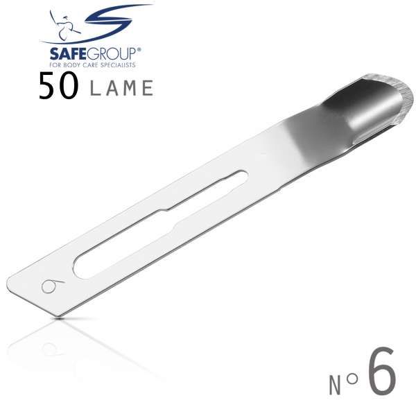 Safe Lame Sgorbie Sterili 50pz - n.6