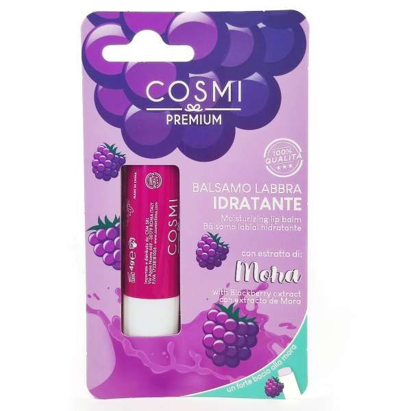 COSMI ITALIA Cosmi Balsamo Labbra Idratante Stick - Mora - MegaPrezzo