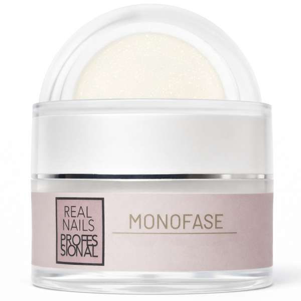 REAL NAILS PROFESSIONAL Real Nails Professional Gel Monofase 15ml - Milk Microglitter - MegaPrezzo