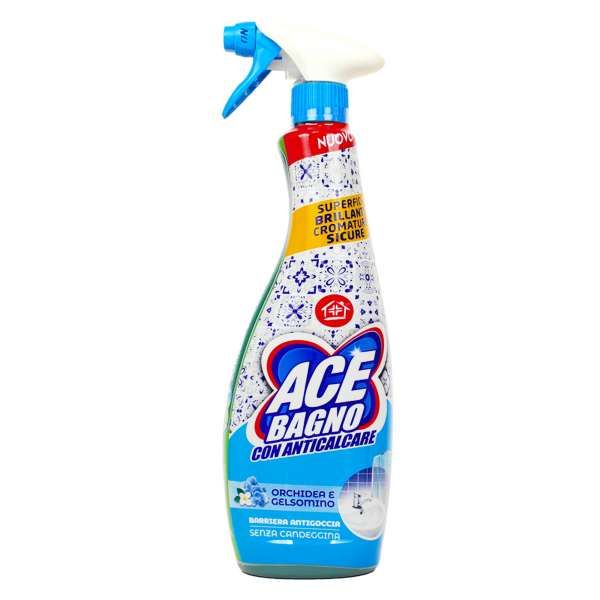 ACE Ace Sgrassatore Bagno Spray 600ml - Orchidea e Gelsomino - MegaPrezzo