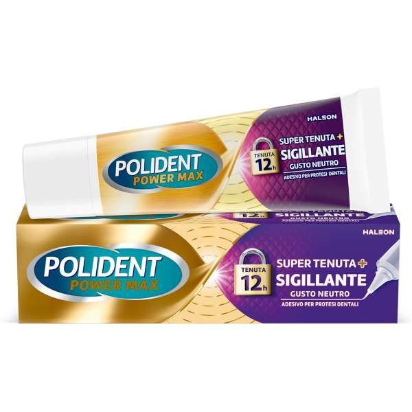 POLIDENT Polident Crema Adesiva Protesi Dentali 40gr - Super Sigillante - MegaPrezzo