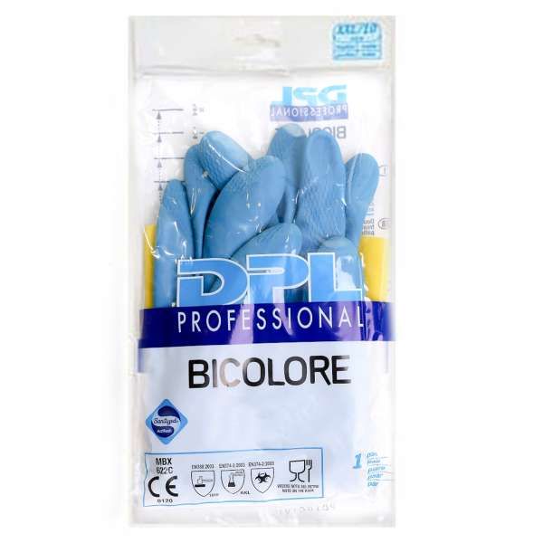 Guanti in Lattice Bicolore Professional - Taglia M