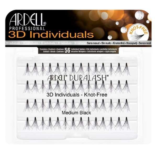 ARDELL PROFESSIONAL Ardell Ciglia Finte 3D Individuals - Medium Black - MegaPrezzo