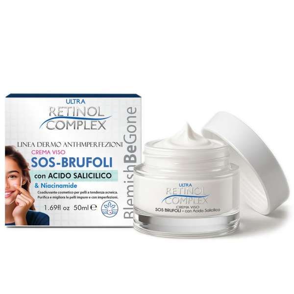 RETINOL COMPLEX Retinol Complex Crema Viso SOS Brufoli - 50ml - MegaPrezzo