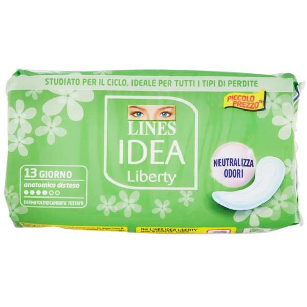 Lines Idea Liberty Assorbenti Anatomici - 13pz
