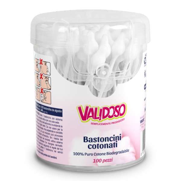 VALIDOSO Validoso Bastoncini Cotton Fioc - 100pz - MegaPrezzo