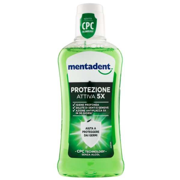 MENTADENT Mentadent Collutorio Protezione Attiva - 400ml - MegaPrezzo